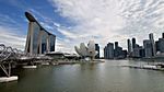 ArtScience Museum + Marina Bay Sands + The Helix, Singapur