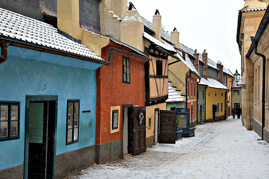 Landschaft Goldenes Gasschen Prag