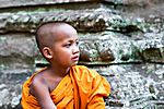 Kind, Ta Prohm, Angkor, Kampodscha