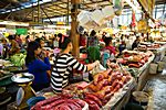 Straßenmarkt zwischen Chiang Mai und Sukothai